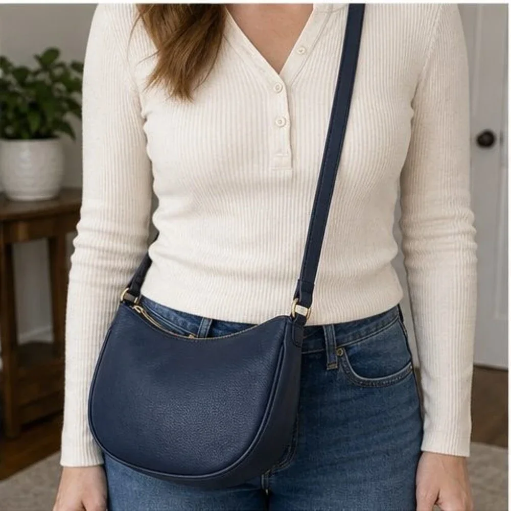 Burgundy Suede Crossbody Bag